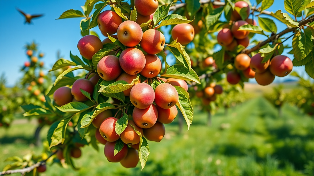 tree pruning benefits for fruit trees with healthy fruits after clean pruning cuts